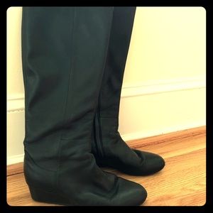 Cole Haan Knee High Wedge Boots